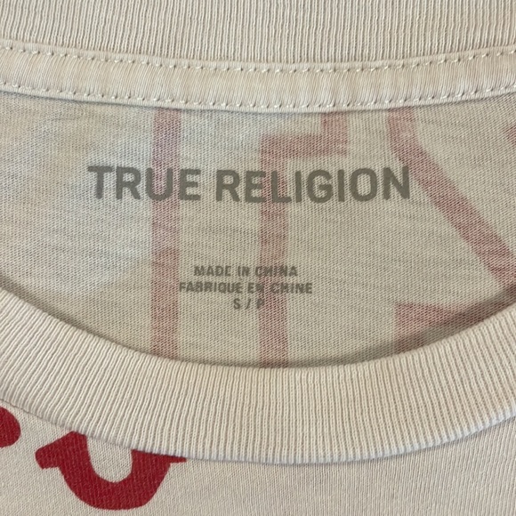 True Religion Unisex Buddha T-Shirt Size Small - Picture 11 of 13